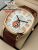 Time Worth Arman Stylish Leather Strap Watch – Without Box