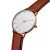 High Quality Leather Straps Stylish Analog Wrist Watch – Without Box