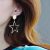 Big Star Earrings Korean Style Acrylic Earrings – Stylish Earrings For Girls – Beautiful Earrings For Girls in Silver – Trendy Earrings – Star Shape