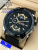 Time Worth Evidence Stylish Black Leather Strap Watch – Without Box