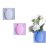 Silicone Vase Office Home Decorations Accessories Sticky Magic Flower Vase For The Wall Glass Fridge and Windows ( Flower Not Include )(Random colour)