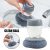 Multifunctional Pressing Cleaning Brush Built-in Liquid Storage Tank Kitchen Dishwashing Pot cleaning durable PRE