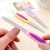 1 PCS 2 In 1 Stainless Steel Nail File Scrub Buffer Double Sides Pedicure Tools
