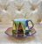 Gold rainbow Cup and Saucer