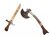 2 Pcs – Wooden Ertugrul Sword Turgut Axe Toys set for kids Boys and Girls – 25cm/10-Inch
