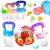 Baby Fruit Pacifier Fresh Fruit Feeder Infant Teething Toy Nibbler Teether Safe Silicone Pacifier (Random Color)