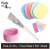 Pack of 4 Pcs – 1 Facial Hair Band 2 Sponge Puff 1 Facial Mixing Brush – Facial Face Wash Cleansing Sponge Puff Pad Makeup Remover Puff