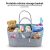 Baby Diaper Caddy Organizer – Portable Storage Basket – Essential Bag for Nursery, Changing Table and Car – Waterproof Liner Is Great for Storing Diapers, Bottles